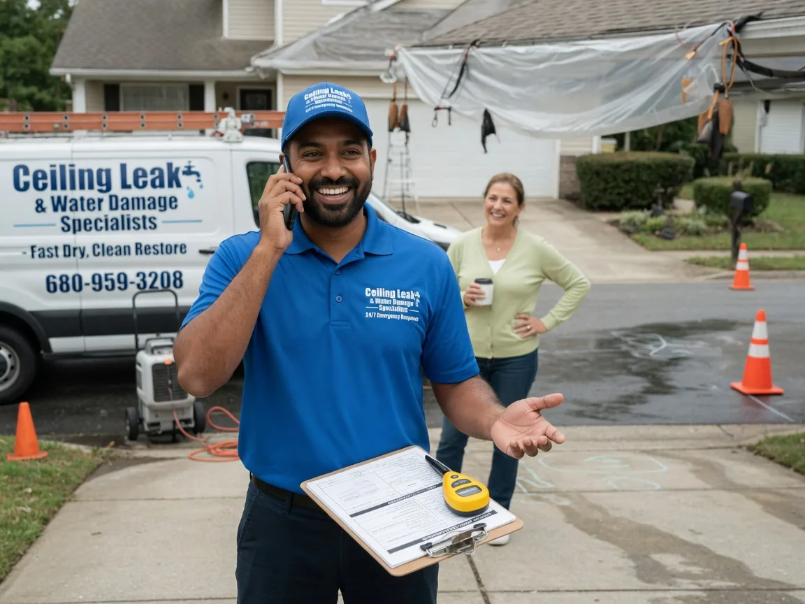 Ceiling Leak Cleanup Woodville, OH FAQs